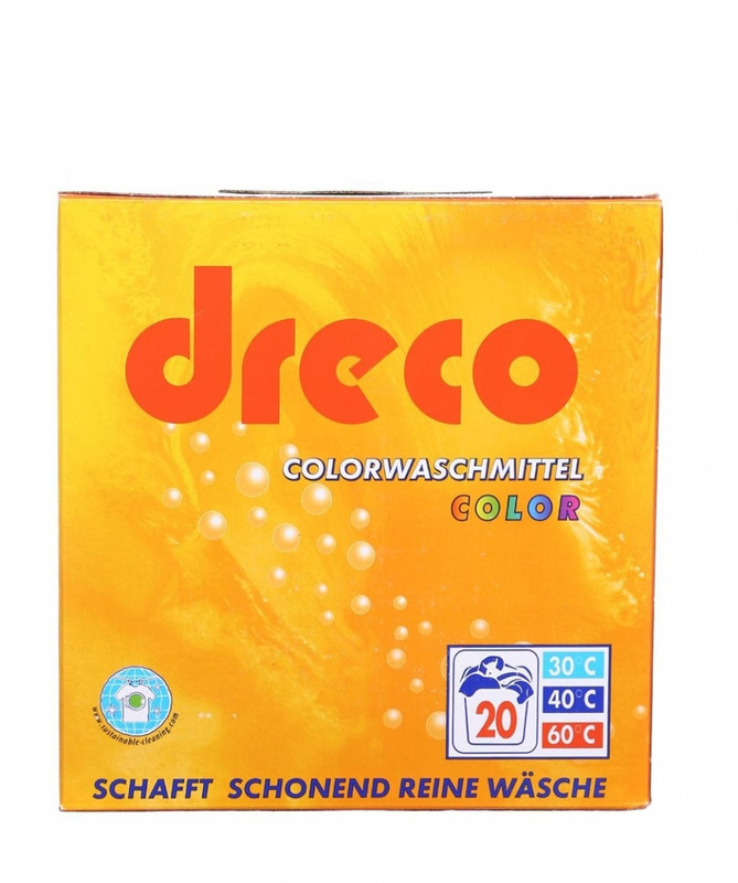 Порошок пральний DRECO Color Waschmittel, для кольорової білизни, 3кг